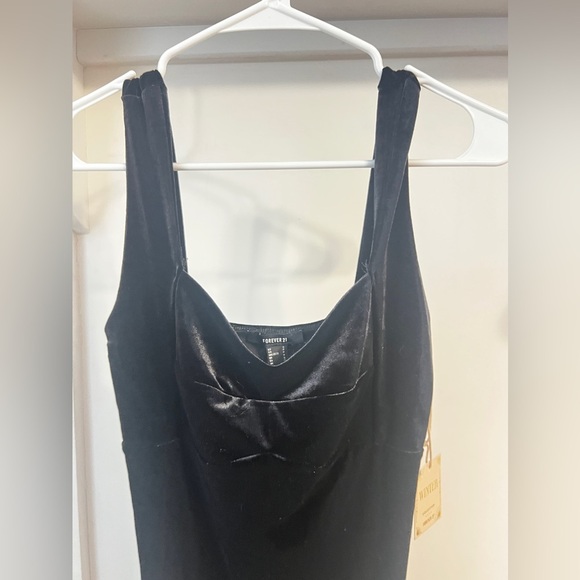 FINAL PRICE NWT Forever 21 Velvet Like Dress - Picture 2 of 5